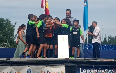 ¡Felicidades Villamadrid A, campeones de liga en Leganés!